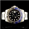 Image 2 : Rolex Batman Oyster Steel Watch GMT-Master II