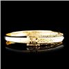 Image 1 : 18K Yellow Gold Diamond Bangle 1.97ctw