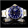 Image 2 : Rolex 18K Submariner & Watch Stainless Steel