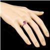 Image 3 : 18K WG Ruby 1.63ct & Diamond Ring 0.49ctw