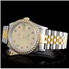 Image 1 : Rolex YG/SS DateJust Diamond 1.50ct Watch 36MM