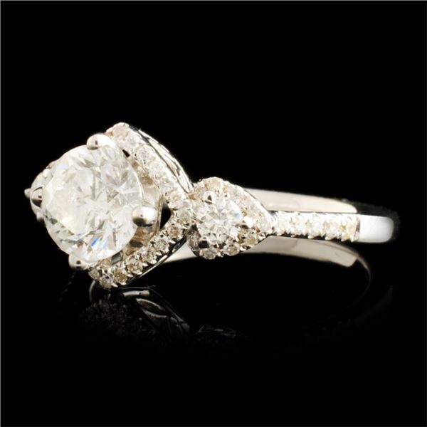 18K White Gold Diamond Ring 1.40ctw