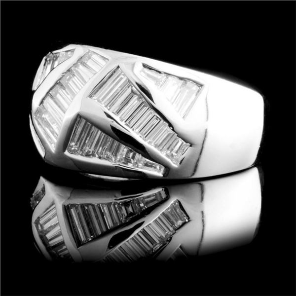 18K White Gold Diamond Ring 1.73ctw