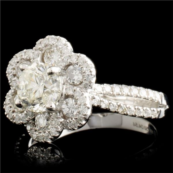 18K White Gold Diamond Ring 1.73ctw