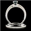 Image 1 : 14K WG Fancy Color Diamond Ring 1.07ctw