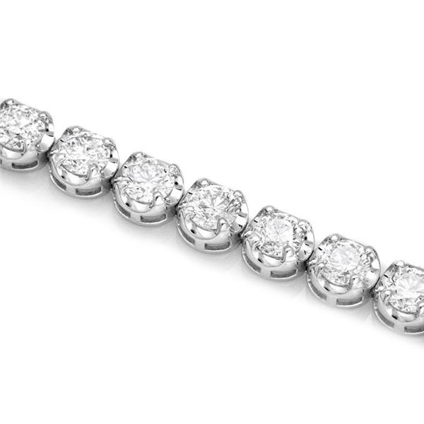18K WG Diamond Tennis Bracelet 9.50ct