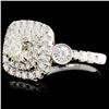 18K White Gold Diamond Ring 1.60ctw