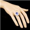 Image 3 : 18K WG Tanzanite 4.92ct & Diamond Ring 1.07ctw