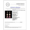 Image 3 : 18K Ruby & Diamond Earrings, 3.06ct & 0.83ctw