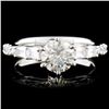 Image 1 : 18K Gold 1.50ctw Diamond Ring