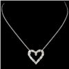 Image 2 : 14K Gold 0.76ctw Diamond Pendant