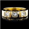 Image 1 : 18K Yellow Gold 0.69ctw Diamond Ring