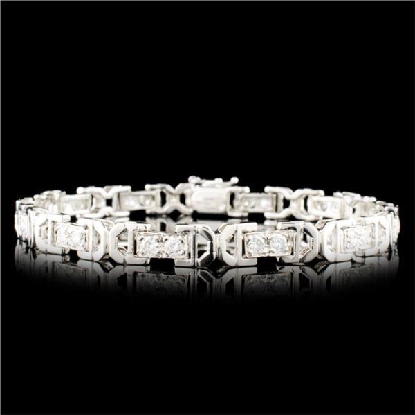 14K Gold 2.01ctw Diamond Bracelet