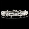 Image 1 : 18K Gold 8.12ctw Diamond Bracelet