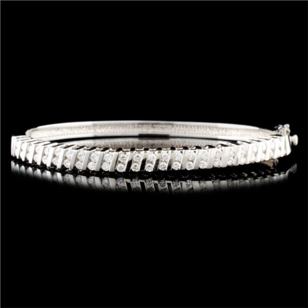 14K Gold 1.20ctw Diamond Bracelet