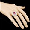 Image 3 : 18K Gold 2.23ct Ruby & 2.56ctw Diamond Ring