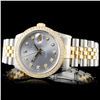 Image 2 : Rolex DateJust 18K/SS Diamond 36mm Watch