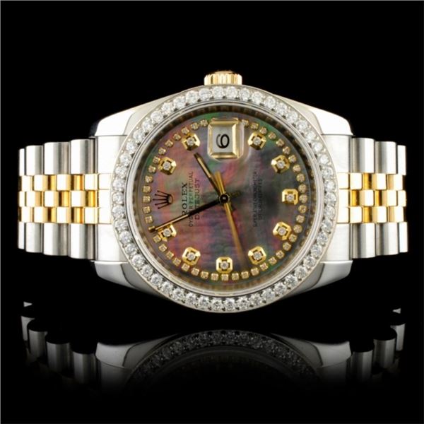 Rolex DateJust 116233 18K YG/SS Diamond 36MM Watch