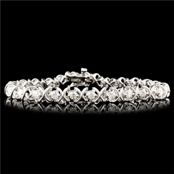 3ctw Diamond Bracelet in 14K Gold