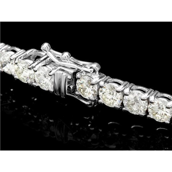 12ct Diamond Tennis Bracelet in 18k White Gold