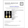 Image 3 : 18K Gold Earrings: 4.97ct Opal, 0.51ctw Diamonds