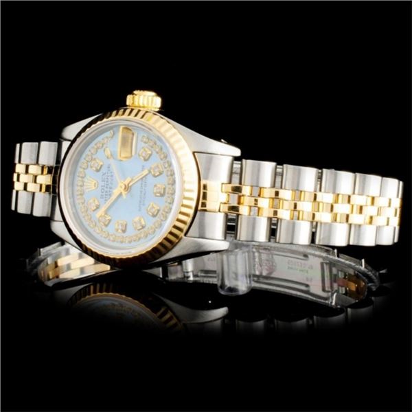 Ladies Rolex YG/SS Oyster DateJust Watch