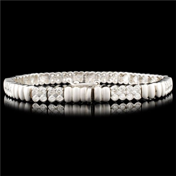 2.82ctw Diamond Bracelet in 14K Gold