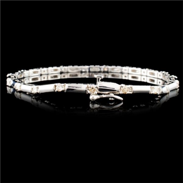 0.57ctw Diamond Bracelet in 14K Gold