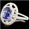 Image 1 : 1.76ct Tanzanite & 0.75ctw Diam Ring in 14K Gold