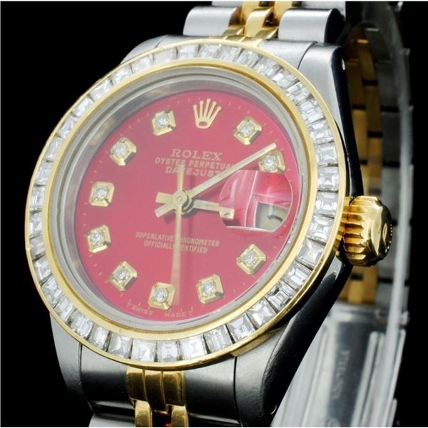 Diamond 1.50ct Rolex ladies' wristwatch