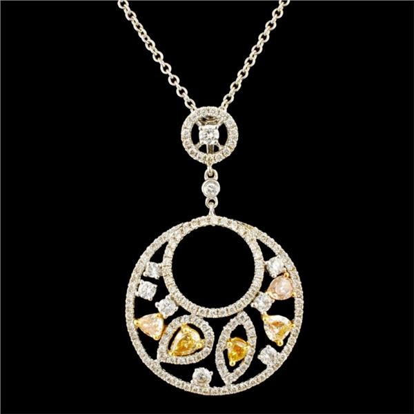 1.26ctw Diamond Pendant in 18K Gold