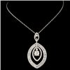 Image 1 : 1.83ctw Diamond Pendant in 18K Gold