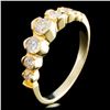 Image 2 : 0.58ctw Diamond Ring in 14K Gold