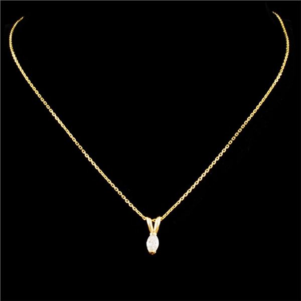 0.11ctw Diamond Pendant in 14K Gold