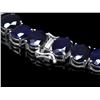 Image 3 : 170ct Sapphire & 2ct Diamond Necklace in 14k Gold