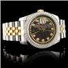 Image 3 : 36MM Rolex DateJust 116233 Diamond Watch 18k YG/SS