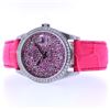 Image 3 : 36MM Pink Jubilee Rolex DateJust Diamond Watch