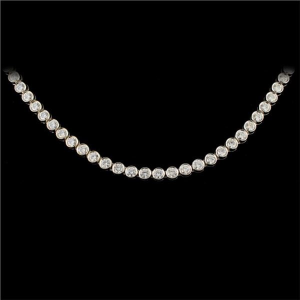 9.20ctw Diamond Necklace in 18K Gold