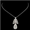 Image 1 : 0.49ctw Diamond Pendant in 18K Gold