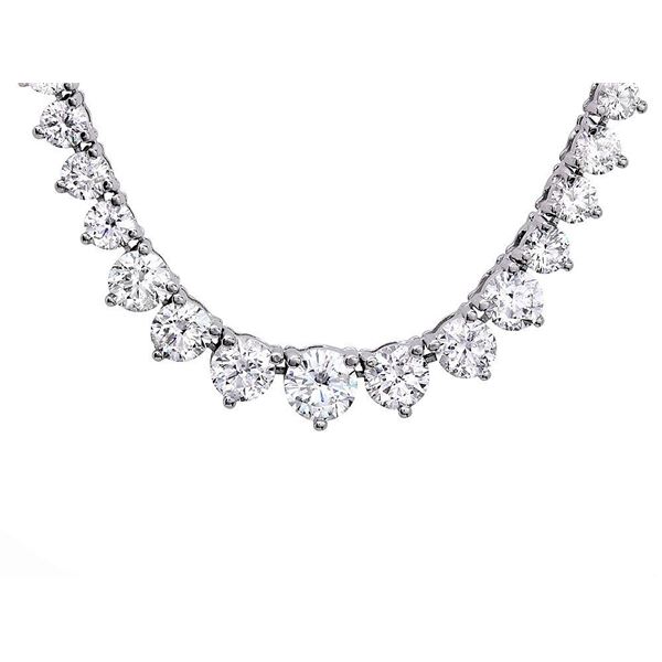 9.50ct Diamond Necklace in 18k White Gold