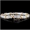 Image 1 : 14K Two-Tone Bracelet w/ 2.68ct Diamonds