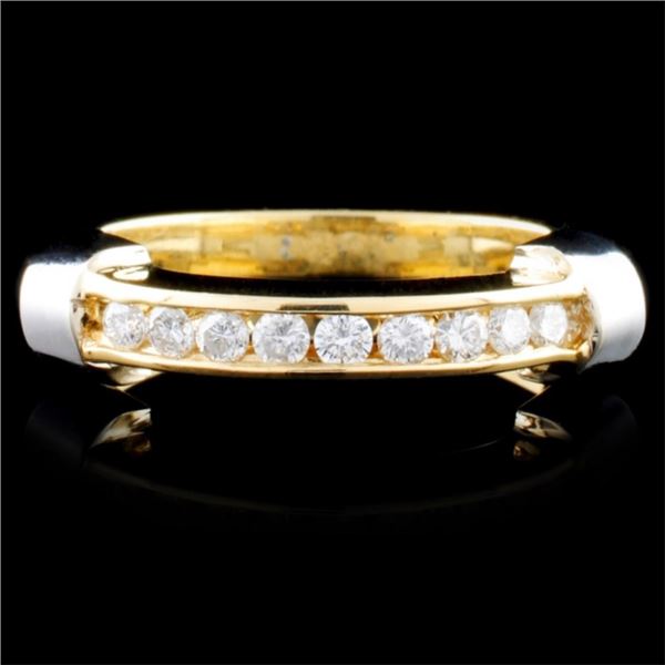 14K Yellow Gold Ring with 0.25ct Diamonds