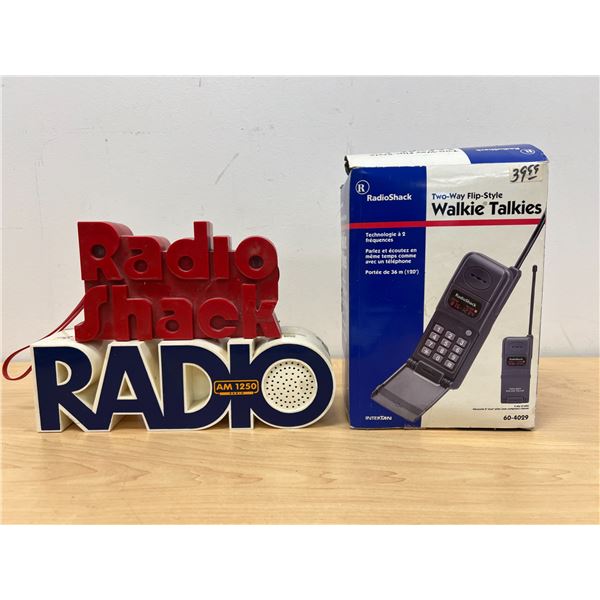 Vintage Radio Shack & Similar Radios / Walkie Talkies as pictured Not