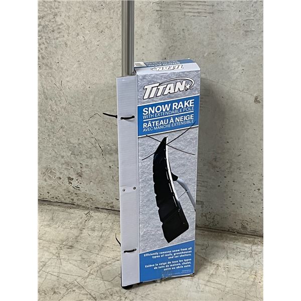 Titan Snow Rake With Extendable Pole - see all photos