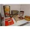 Image 4 : Collection of vintage product containers