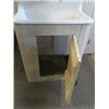 Image 4 : Build In Cast iron Sink with Wooden Cupboard