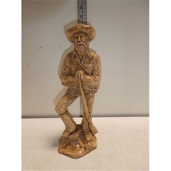 Ceramic Statue of Mountain Man