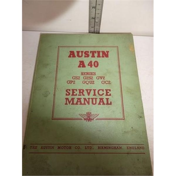 Austin A40 service manual
