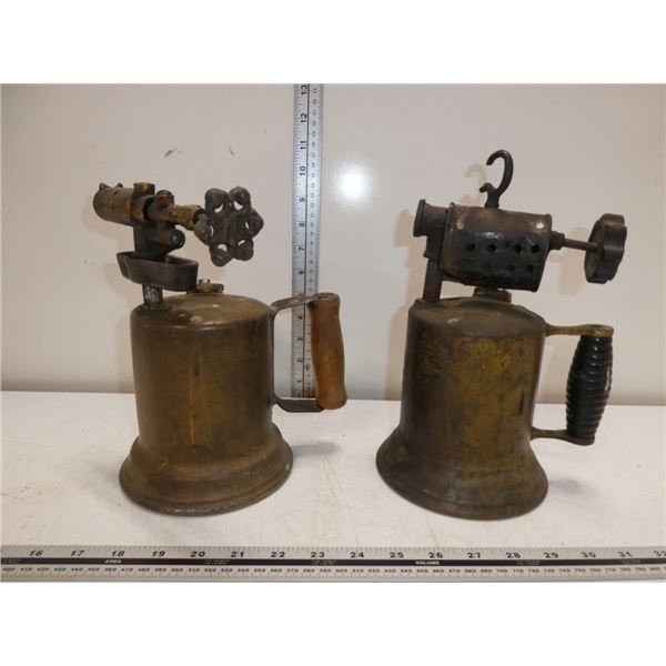 2 Antique Kerosene Blow Torches