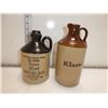 2- Pearson's  Lidded Stone Jugs